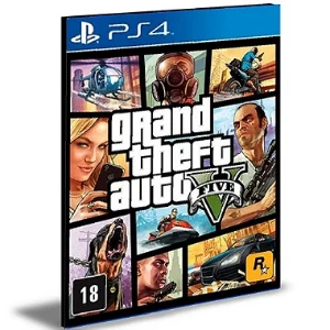 [Entrega Rápida] Gta V Ps4 - Primária - Ativação Via Qr Code - Jogos (Mídia Digital)