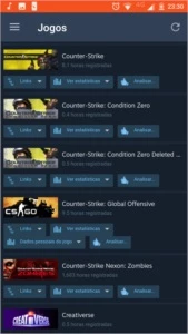 Conta na steam