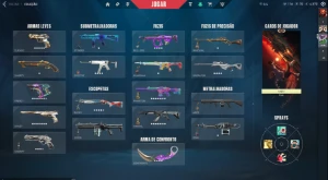 Conta valorant, 3 passes de elite, várias skins, Dima 2