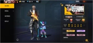 Conta gemada free fire