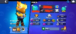 Conta Brawl Star rara com skins exclusivas e passe - Brawl Stars