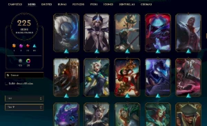 Conta Platina 4- 225 - League of Legends LOL