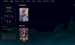 Conta Platina 4- 225 - League of Legends LOL