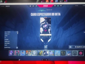 Conta valorant beta, banners, chaveiros e skins unicas