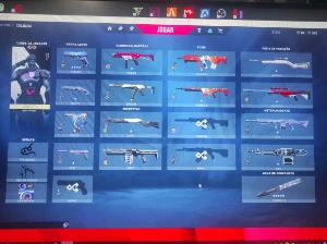Conta valorant beta, banners, chaveiros e skins unicas
