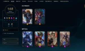 Conta Lol | Full Acesso | 170 Skins | Mmr Platina |+Valorant - League of Legends