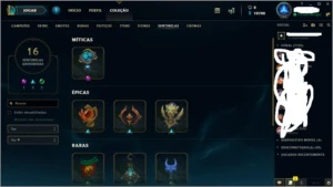 conta de lol - League of Legends