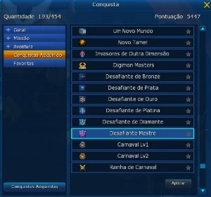 Conta LA-Omega End-Game com Rank U - Digimon Masters Online DMO
