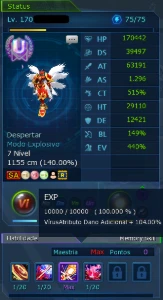 Conta LA-Omega End-Game com Rank U - Digimon Masters Online DMO