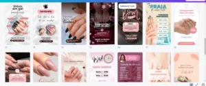 Pack Manicure 100% Editavel - Redes Sociais