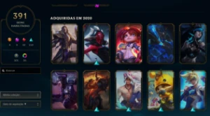 Conta Lol 391 Skins, Desapego!