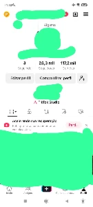 Conta tiktok nicho história
