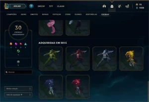 CONTA LEAGUE OF LEGENDS 2011 LOL