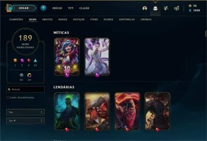 CONTA LEAGUE OF LEGENDS 2011 LOL