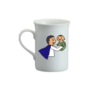 Caneca Pai Super-Herói Personalizada - 240 ml - Artesanato e Personalizados