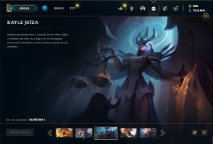Conta ouro 4 com 558 Skins + 4 Raras + 20 Icones Raros - League of Legends LOL