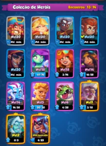 Conta Rush Royale - TOP 4500 CC + Vários Itens - Outros