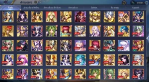 Conta Saint Seiya A88 - Lv.70 (1400 Gemas, 43 livros) - Saint Seiya Awakening SSA