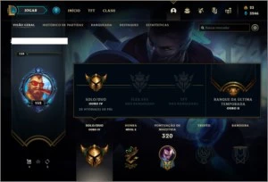 Conta ouro 4 com 35 skins e 97 champs - League of Legends LOL