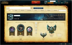 Conta lvl 30 League of Legends - Ouro 1 LOL