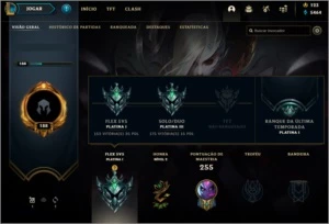 CONTA LOL 117 CHAMPIONS - League of Legends