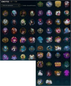 CONTA LOL 117 CHAMPIONS - League of Legends
