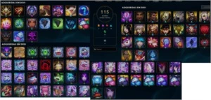CONTA LOL 117 CHAMPIONS - League of Legends