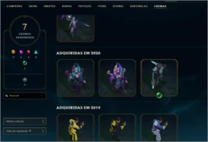 CONTA LOL 117 CHAMPIONS - League of Legends