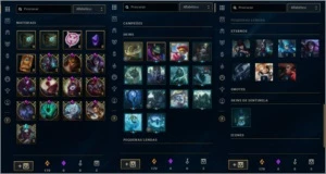 CONTA LOL 117 CHAMPIONS - League of Legends