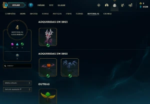 Conta OURO 4 | 62% Win - Lol (League Of Legends) Elomoon