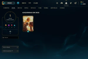 Conta OURO 4 | 62% Win - Lol (League Of Legends) Elomoon