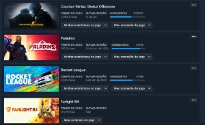 Conta GamersClub Lvl 20 - Global MM - 5 Anos + Jogos Steam - Counter Strike CS
