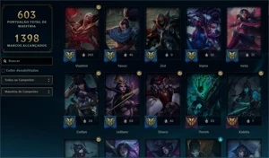 FULL ACESSO - LVL 596 - 172 SKINS - NICK BOM - R$400 - League of Legends: Wild Rift LOL WR