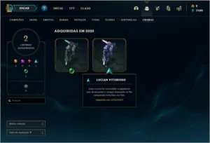 Conta DIAMANTE 1 com 16 skins e 33 champs - League of Legends LOL