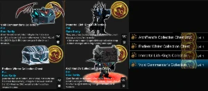 10 Anos - 4 Chest - 1 HeroMart -  3 Calendário - 134 Badge - Adventure Quest World AQW