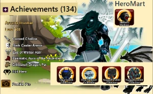10 Anos - 4 Chest - 1 HeroMart -  3 Calendário - 134 Badge