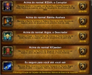 Vendo conta do wow PVP, mage tower, montaria e outros. - Blizzard