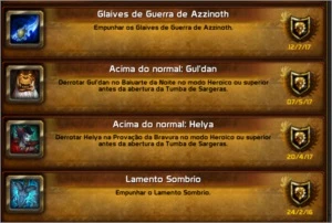 Vendo conta do wow PVP, mage tower, montaria e outros. - Blizzard