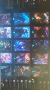 Conta LoL. lv 392 e 222 skins. - League of Legends
