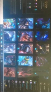 Conta LoL. lv 392 e 222 skins. - League of Legends
