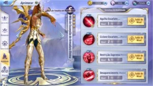 Milo de Armadura Divina A127 - Saint Seiya Awakening SSA