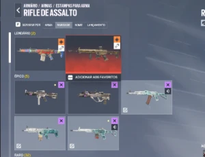 Conta Rainbow Six Siege : 8 Elites + 300 skins