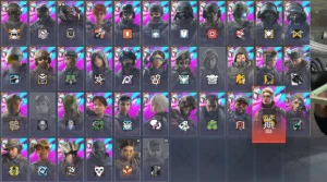Conta Rainbow Six Siege : 8 Elites + 300 skins
