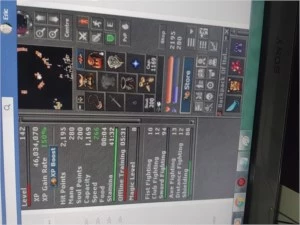 ek 142 gentebra + ed 87 astera + 7,5kk in gold and items - Tibia