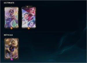 continha lol p4 ,varias skins - League of Legends