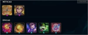 continha lol p4 ,varias skins - League of Legends