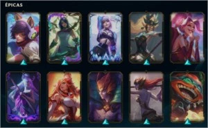 continha lol p4 ,varias skins - League of Legends