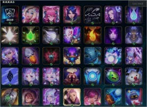 continha lol p4 ,varias skins - League of Legends