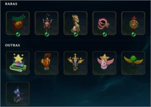 continha lol p4 ,varias skins - League of Legends