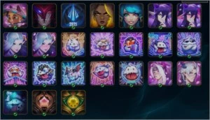 continha lol p4 ,varias skins - League of Legends